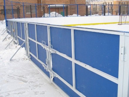 Установка, монтаж хоккейной коробки Белгород
